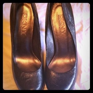 DKNY Platform Pumps